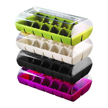 Charger l'image dans la visionneuse de la galerie, Boîte hermétique - 12 macarons transparent/blanc crème - MACADO Silikomart pro