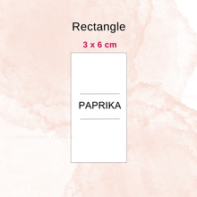 Charger l'image dans la visionneuse de la galerie, Étiquette pour les épices, denrées ou autres WATERPROOF - A personnaliser