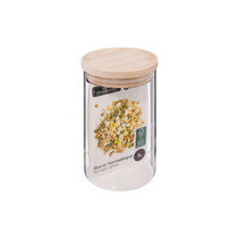 Charger l'image dans la visionneuse de la galerie, Bocal en verre 1 L couvercle bois - Hermet