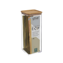 Charger l'image dans la visionneuse de la galerie, Boite carré hermétique 2L couvercle bambou - Eske