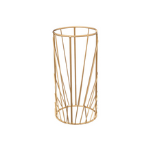 Charger l'image dans la visionneuse de la galerie, Ensemble de 4 mugs 25 cL en grès avec rack en or