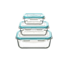Charger l'image dans la visionneuse de la galerie, Lot de 3 boîtes de conversation en verre