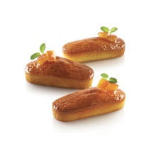 Charger l'image dans la visionneuse de la galerie, Toile AIRPLUS 03 - 12 petits pains/brioches - ovales - Moule en silicone Silikomart