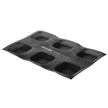 Charger l'image dans la visionneuse de la galerie, Toile AIRPLUS 19 - 6 carrés pour tarte, gâteau, pain - Moule en silicone Silikomart