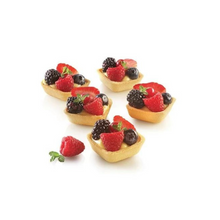 Charger l'image dans la visionneuse de la galerie, Toile AIRPLUS 17 - 20 Tartelettes carrés - Moule en silicone Silikomart