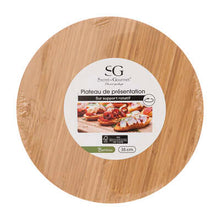 Charger l'image dans la visionneuse de la galerie, Plateau tournant en bambou - 35 cm