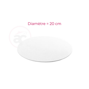 Supports à gâteau - Blanc x2 (plusieurs diamètres)