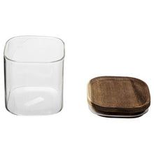 Charger l&#39;image dans la visionneuse de la galerie, Bocal en verre 0,6L couvercle acacia - Hermet

