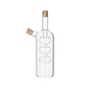 Bouteille en verre huile/vinaigre, bouchons en liège