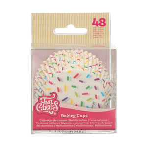 Caissettes à cupcakes Paillettes x48 - Funcakes