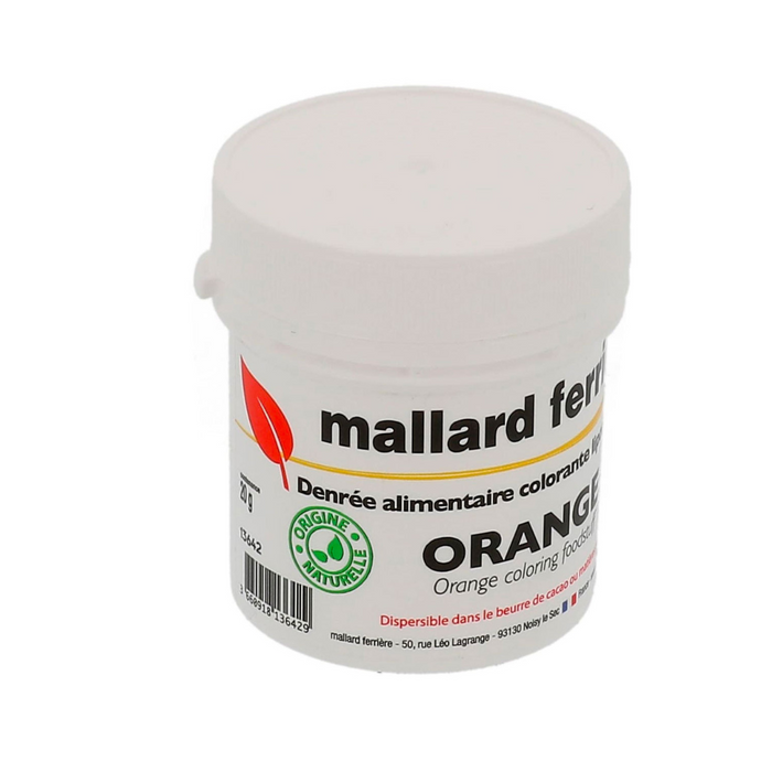 Colorant naturel en poudre - orange - 20g