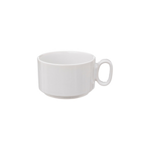 Ensemble de 4 mugs 25 cL en grès avec rack en or