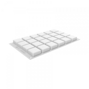 Moule Quadrato 24 carrés en silicone - Silikomart