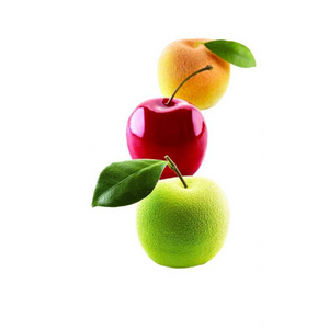 Moule Silicone 5 Fruits (Pomme, Cerise, Pêche) 115ml I  Silikomart Professional