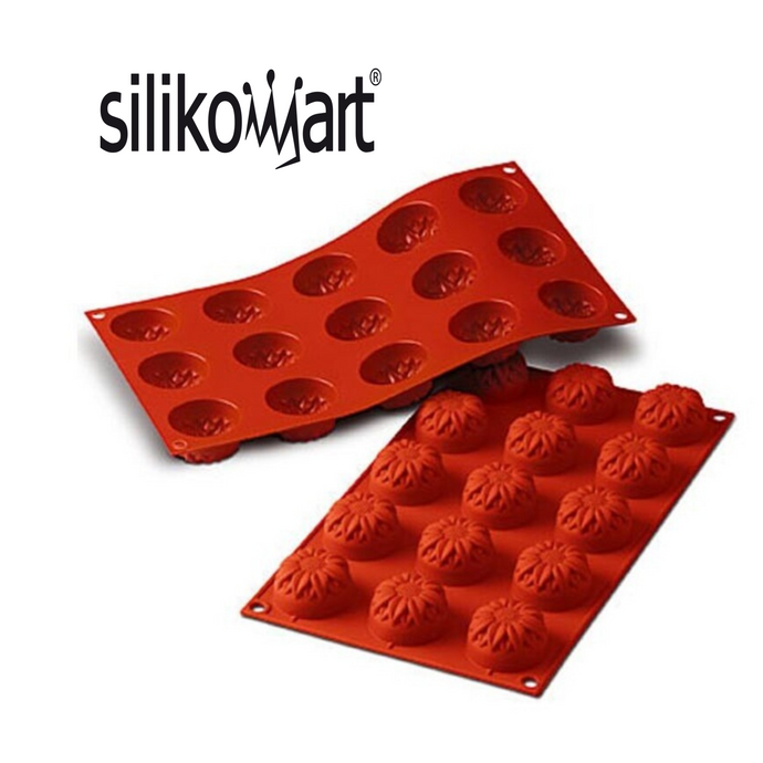 Moule de 15 tournesols en silicone - Silikomart