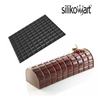 Tapis Tablette au chocolat Décor Bûche en silicone - Silikomart