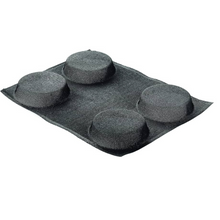 Charger l&#39;image dans la visionneuse de la galerie, Toile AIRPLUS 12 - 4 ronds pour tarte, gâteau, pain - Moule en silicone Silikomart
