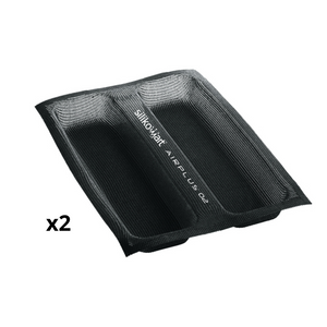 Toile AIRPLUS 02  - 4 brioches/pains - Moule en silicone Silikomart