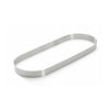 Oblong/ovale perforé Inox 20 cm (hauteur 2 cm) - Mallard ferrière