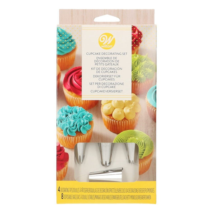 KIT DÉCORATION Cupcakes Douilles et poches (12PIÈCES) - Wilton