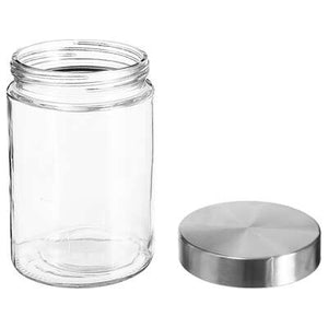 Bocal en verre 1,2 L - couvercle Inox