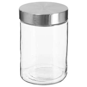 Bocal en verre 1,2 L - couvercle Inox