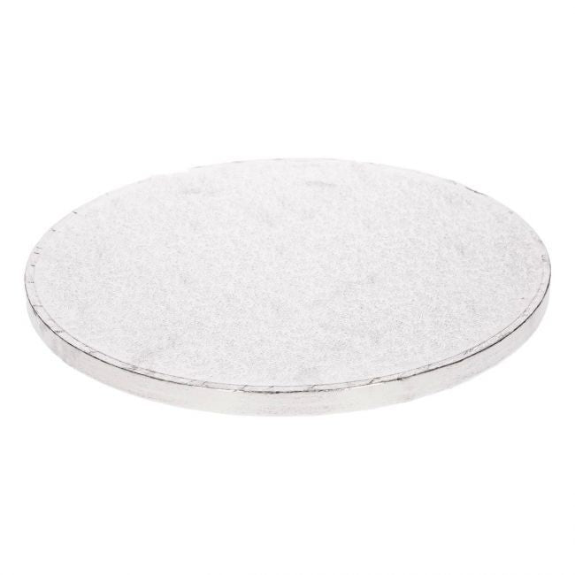 Plateau - 20 cm - Drum rond argenté - Funcakes