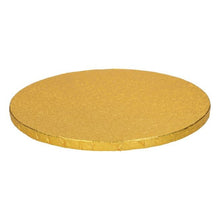 Charger l&#39;image dans la visionneuse de la galerie, Plateau - 25cm - Drum rond doré/gold - Funcakes
