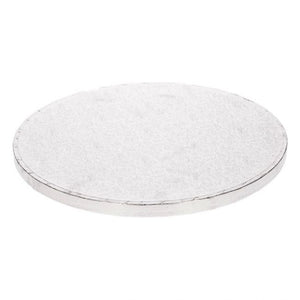 Plateau - 30 cm - Drum rond argenté - Funcakes
