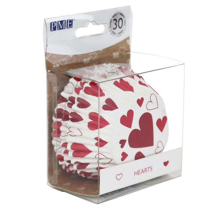 Caissettes à cupcakes Coeurs x30