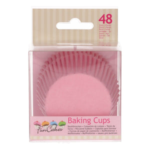 Caissettes à cupcakes rose clair x48