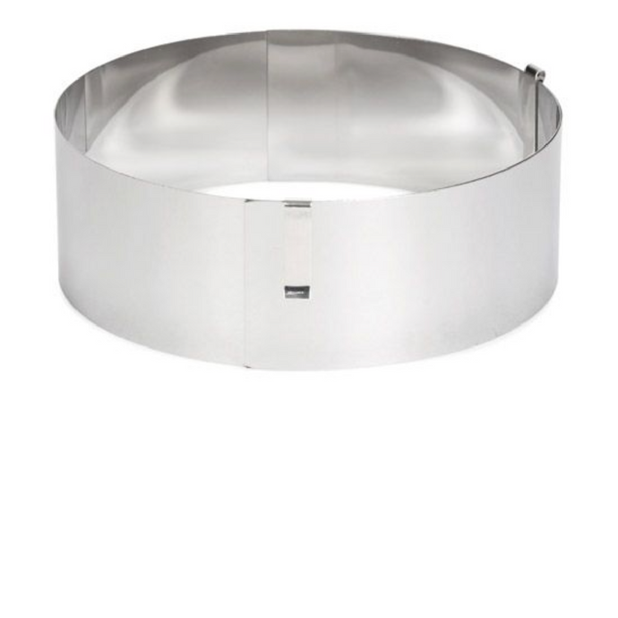 Cercle à pâtisserie réglable Ø13-31