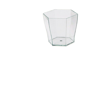 Verrine hexagonal 5.5cL x28