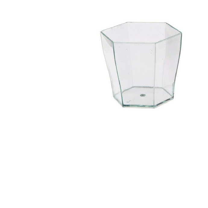 Verrine hexagonal 5.5cL x28