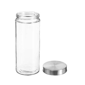 Bocal en verre 2L - couvercle Inox