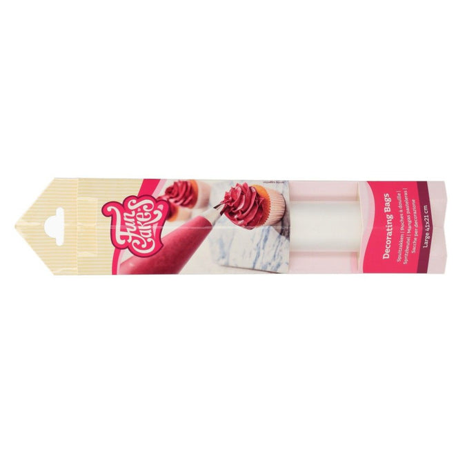Poche à douilles de 41cm (Large) jetables x10 - Funcakes