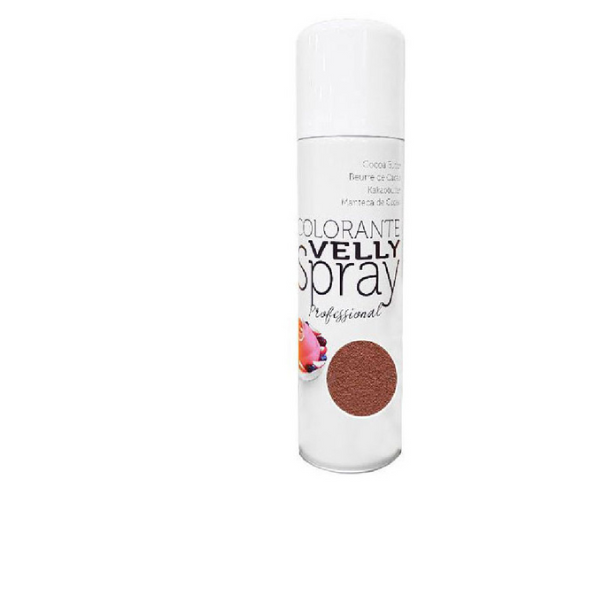 Velly spray velours brun