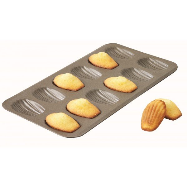 Moule 12 madeleines en acier - Gobel