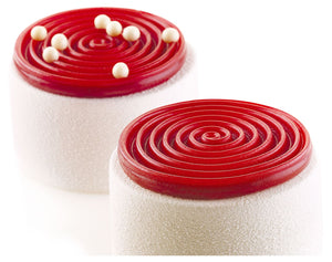 Moule 6 Tourbillons - 7,5 cm x 6 - Silikomart