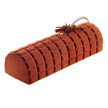 Charger l&#39;image dans la visionneuse de la galerie, Tapis Tablette au chocolat Décor Bûche en silicone - Silikomart

